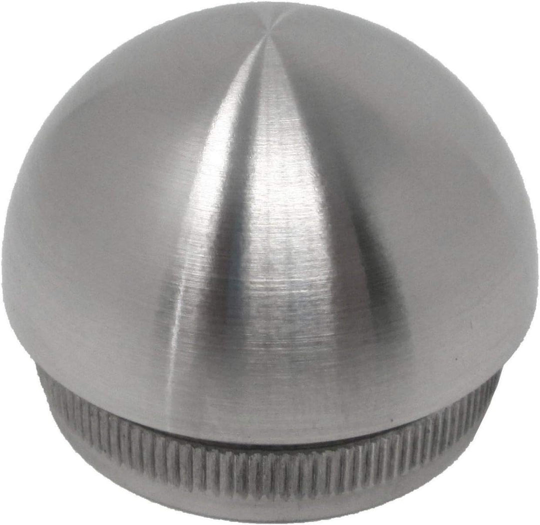 5 x Premium Edelstahl Halbkugel Endkappe für Handlaufrohre Aussen Ø 42,4 mm von SO-TOOLs® 5 Endkappe