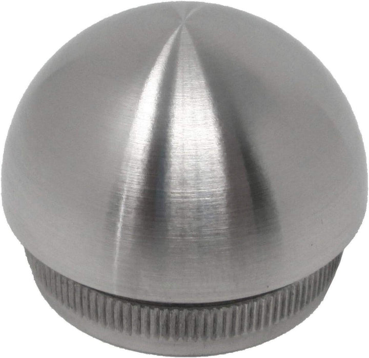 3 x Premium Edelstahl Halbkugel Endkappe für Handlaufrohre Aussen Ø 42,4 mm von SO-TOOLs® 3 Endkappe