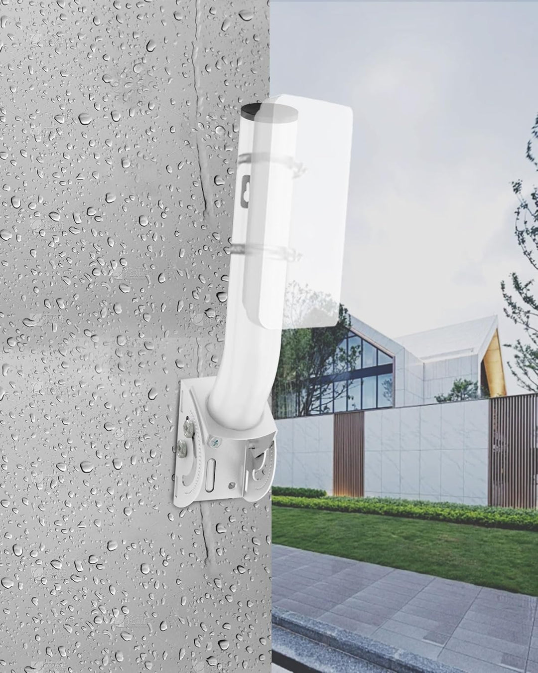 Universal verstellbare TV Antenne Halterung,13" Wetterfeste J Pole Halterung für drahtlose Brückenha