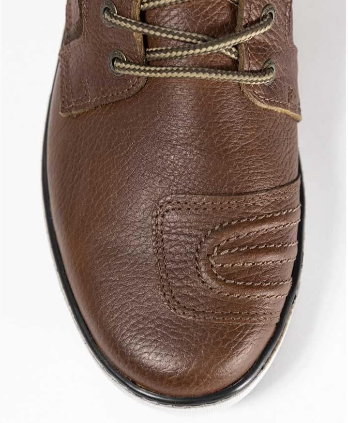 John Doe Motorradschuh Shifter | XTM | Threepoint Protection | Lederstiefel aus Rindsleder | Rutschf