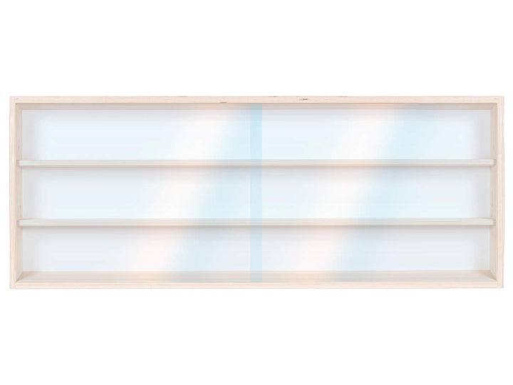 Alsino Vitrine Setzkasten Hängevitrine V-80.3a Sammlervitrine mit Spur - 80 x 30 x 8,5 - H0 & N Rega