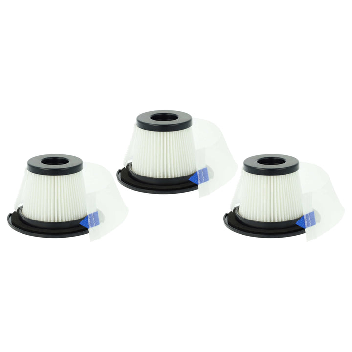 vhbw 3x Staubsaugerfilter kompatibel mit Moosoo K17 Staubsauger - Schmutzfilter, Filtereinheit