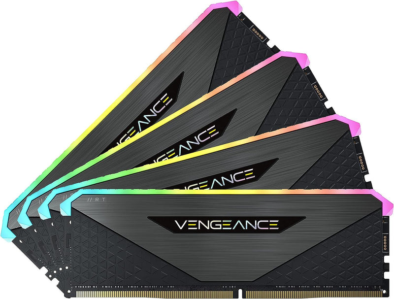 Corsair Vengeance RGB RT 128 GB (4 x 32 GB) DDR4 3.600MHz C18 Arbeitsspeicher (Dynamische RGB-Beleuc