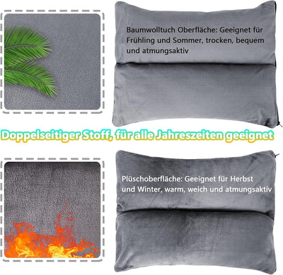 NIBESSER 2-in-1 Autositz und Bett für Hunde, wasserfest und rutschfest, Sitzerhöhung für Hunde, Abne
