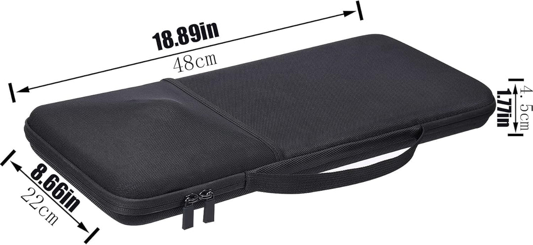 co2CREA Hülle für Logitech Signature K650 Comfort Kabellose Tastatur und Maus - Schutzhülle Case Tas