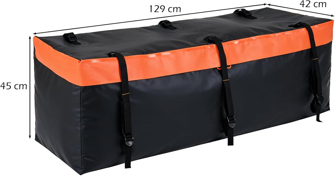 SOARS Heckbox für Anhängerkupplung, 255L/453L/566L Auto Hintere Gepäcktasche aus PVC mit verstärkten