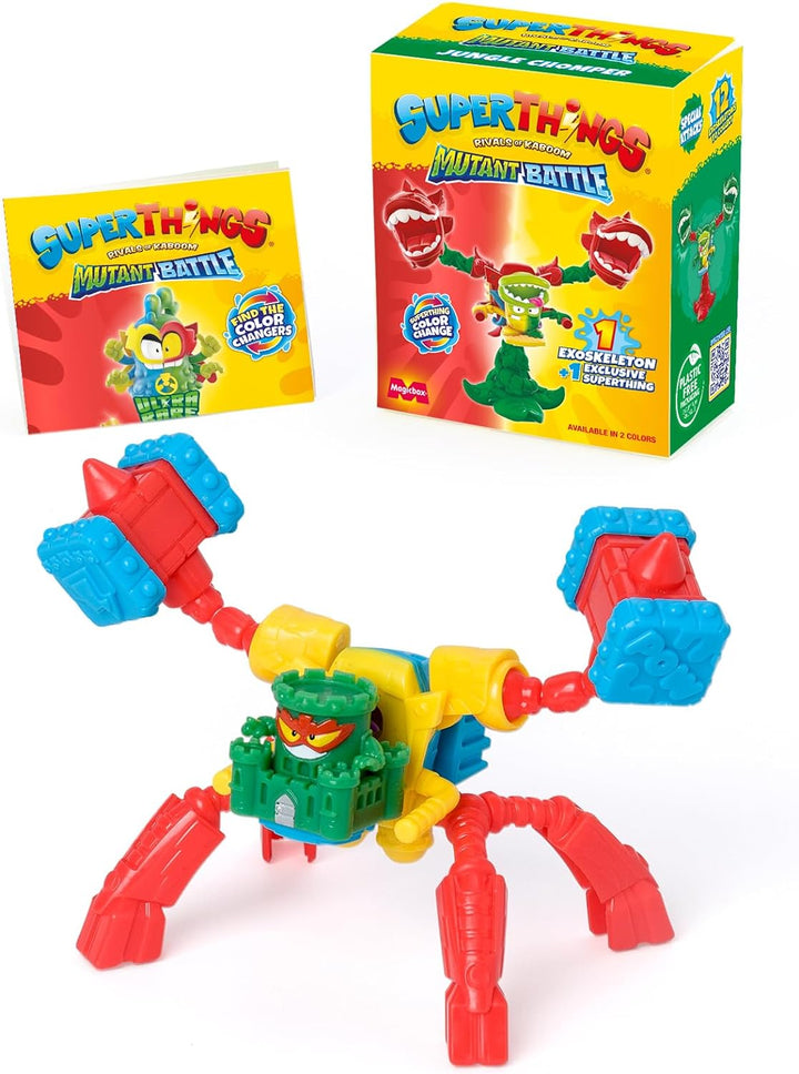 SUPERTHINGS Mutant Battle Series - Komplette Sammlung von 12 Exoskeletten aus der Mutant Battle Seri