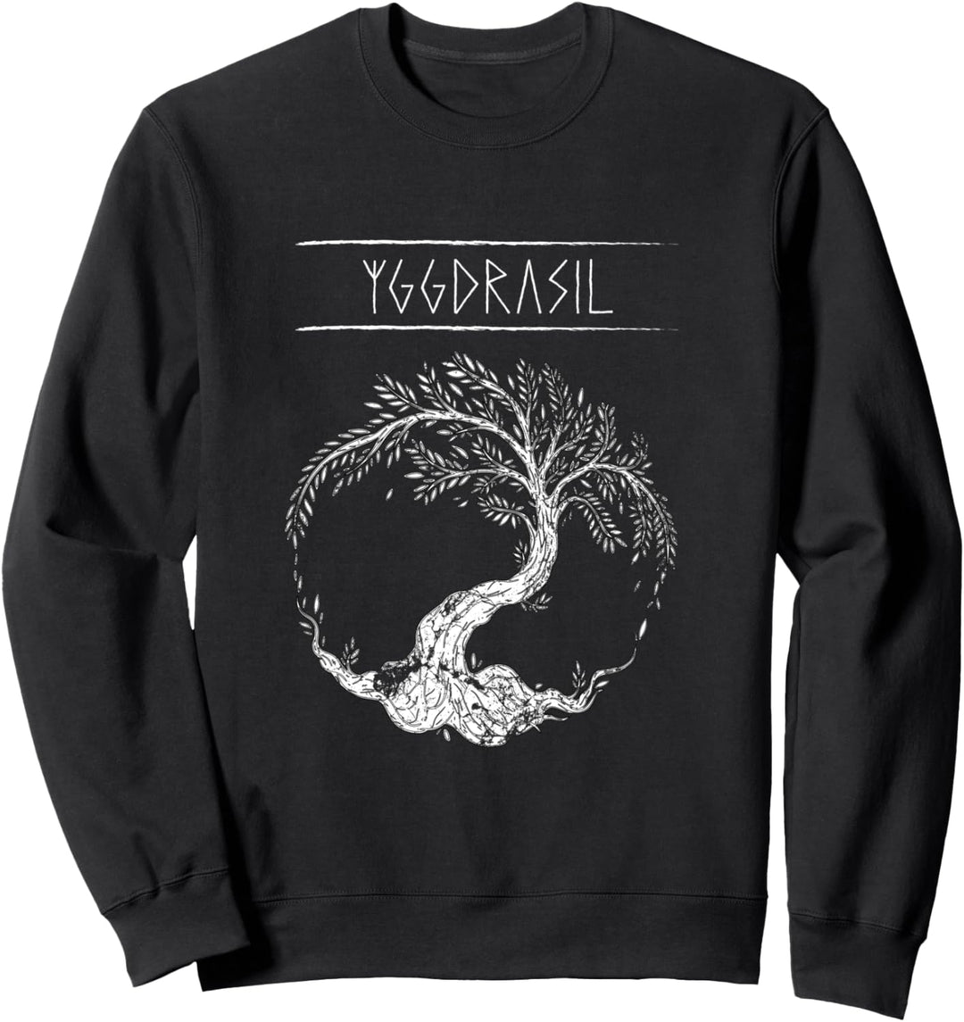 Yggdrasil Baum des Lebens Wikinger Walhalla Odin Design Sweatshirt