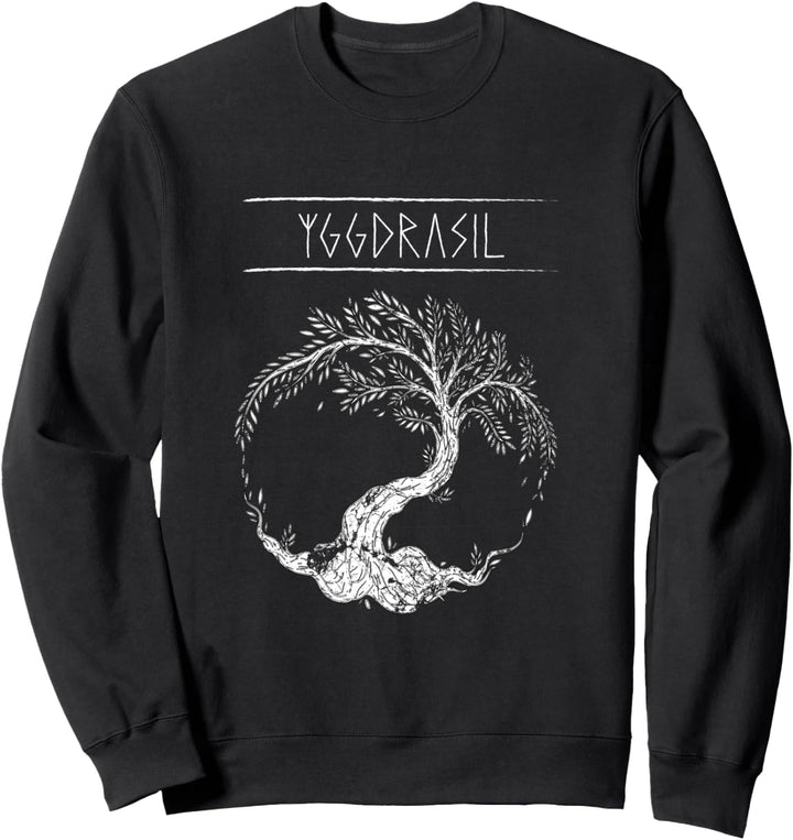 Yggdrasil Baum des Lebens Wikinger Walhalla Odin Design Sweatshirt