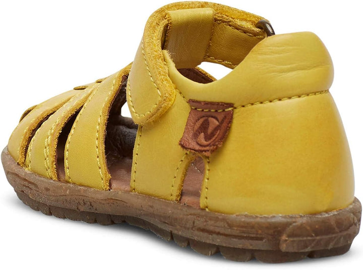 Naturino Halb geschlossene Sandalen aus Leder 26 EU Gelb Giallo 0g04, 26 EU Gelb Giallo 0g04