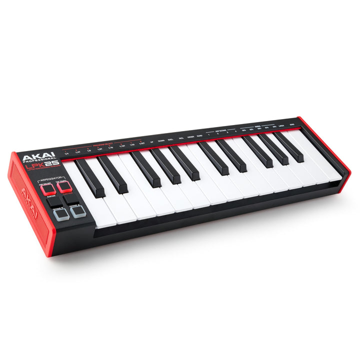 AKAI Professional LPK25 - USB MIDI Keyboard Controller mit 25 responsiven Synth-Tasten für Mac und P