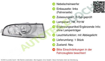 Goodpart TYC Nebelscheinwerfer 19-0830-01-2