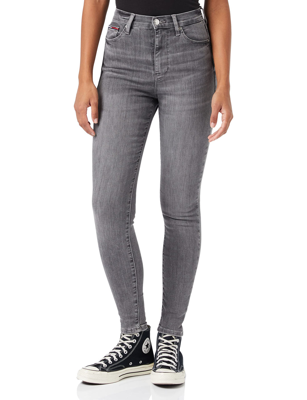 Tommy Jeans Damen Hosen 24W / 32L Denim, 24W / 32L Denim
