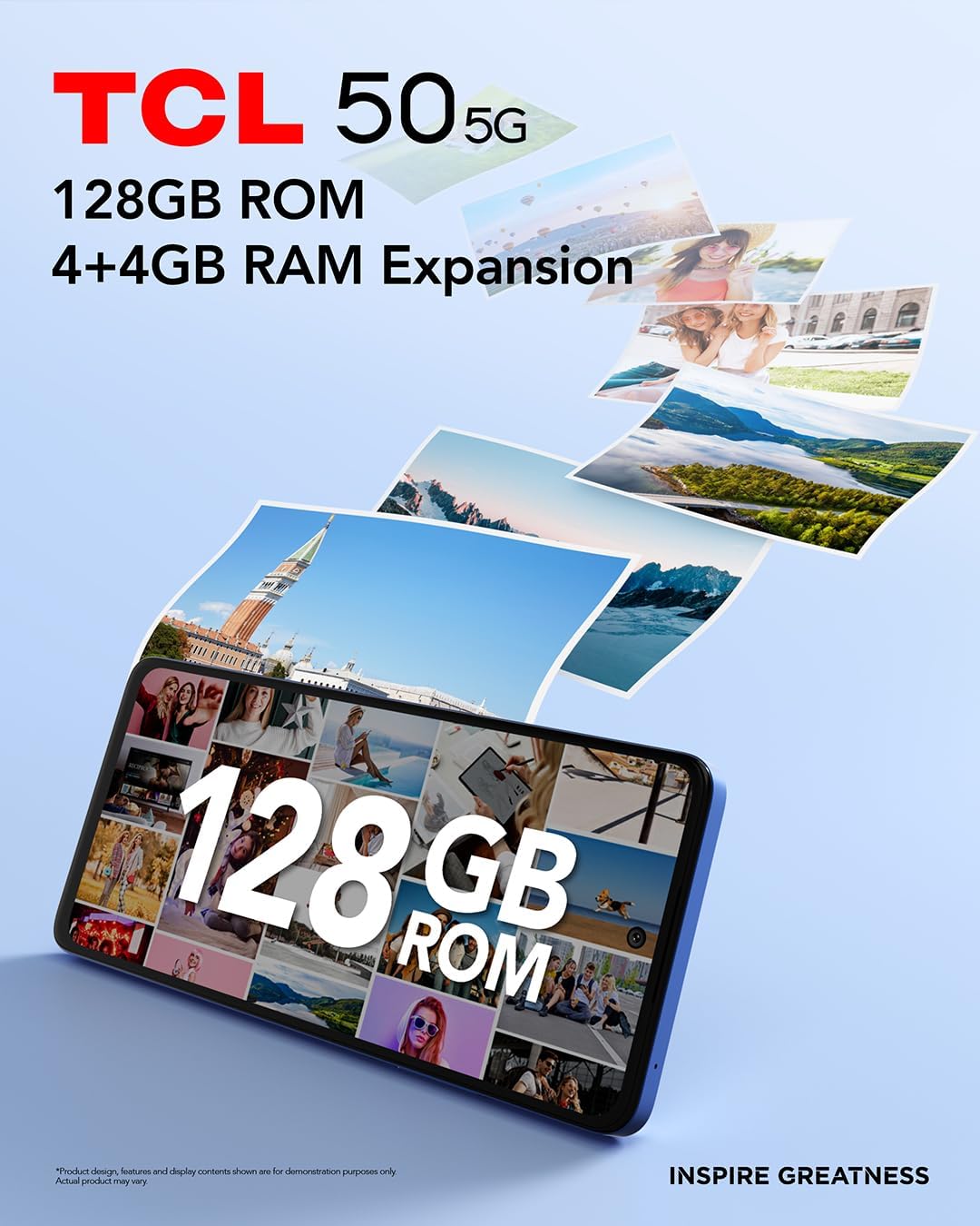 TCL Mobile 50 5G Smartphone, MediaTek Dimensity 6100plus Chipsatz, 6,56 Zoll HDplus 90Hz Display, 12