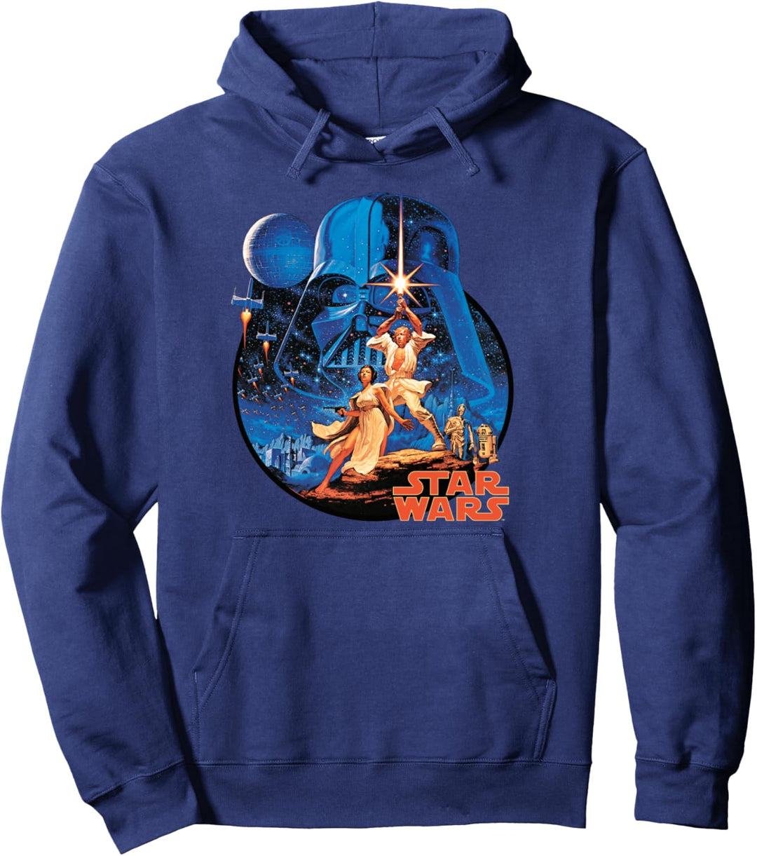 Star Wars Classic Movie Circle Poster Pullover Hoodie