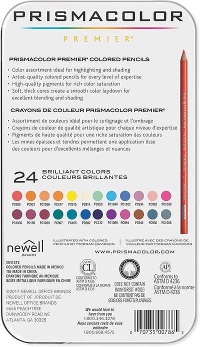 Prismacolor Highlighting & SHDNG 24/PKG, mehrfarbig, 1