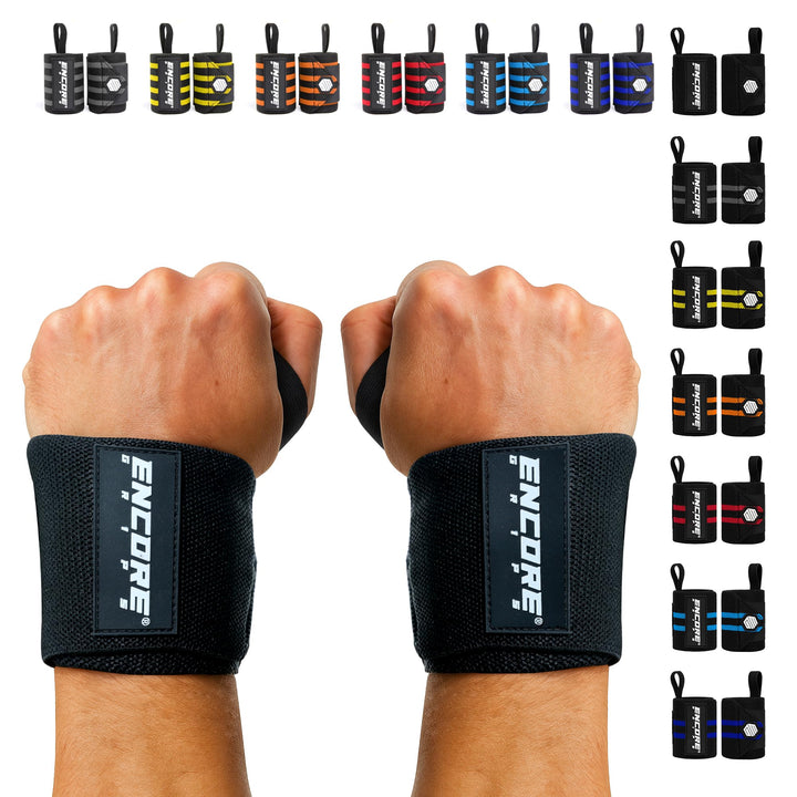 Encore Grips® Handgelenk Bandagen für Bodybuilding, Kraftsport, Crossfit, krafttraining Bandage, Han