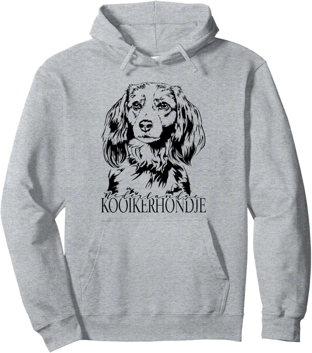 Nederlandse Kooikerhondje Hund Hunde Kooiker Hundeportrait Pullover Hoodie