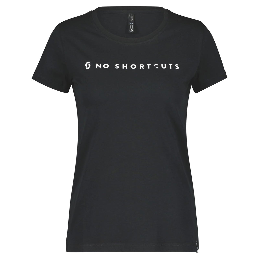 Scott No Shortcuts Damen Freizeit T-Shirt schwarz 2025, Schwarz