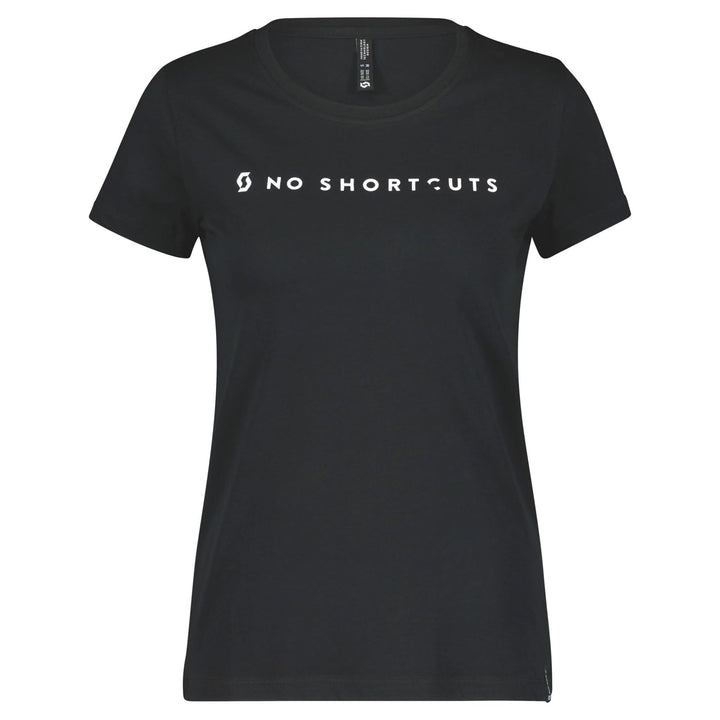 Scott No Shortcuts Damen Freizeit T-Shirt schwarz 2025, Schwarz