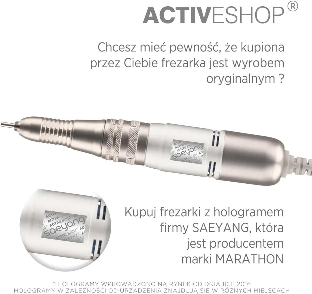Saeyang Nagelfräser Nagelfeile Elektrisch Marathon 3 Champion Pink 3000 RPM Professionelle Nagel Ped