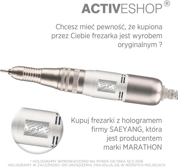 Saeyang Nagelfräser Nagelfeile Elektrisch Marathon 3 Champion Pink 3000 RPM Professionelle Nagel Ped
