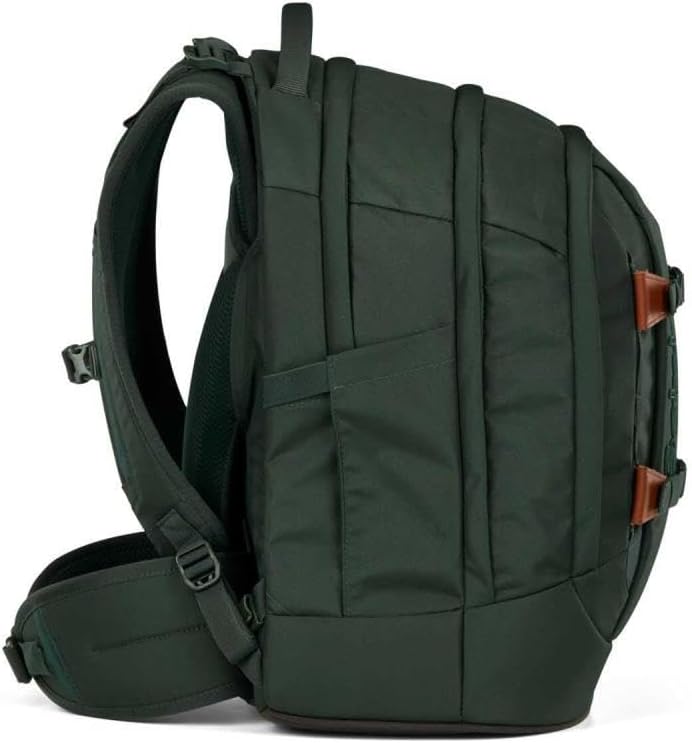 Satch Pack Skandi Edition Schulrucksack 4tlg. inkl. Lunchset (Nordic Forest Green), Nordic Forest Gr