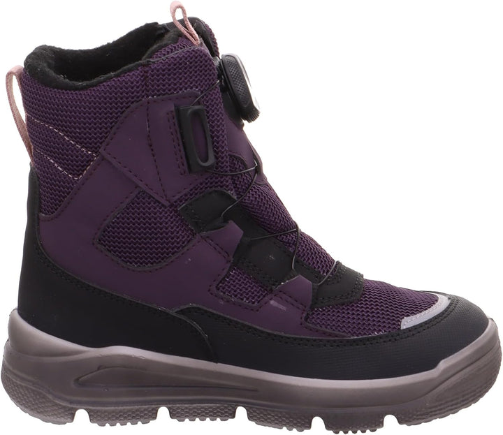 Superfit Mädchen Mars Warm Gefütterte Gore-tex Schneestiefel 28 EU Schwarz Lila 0060, 28 EU Schwarz