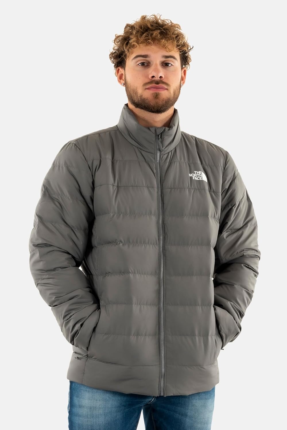 The North Face - Herren Aconcagua 3 Jacke - Warm, Wasserabweisend - TNF Black-NPF XXL Smoked Pearl,