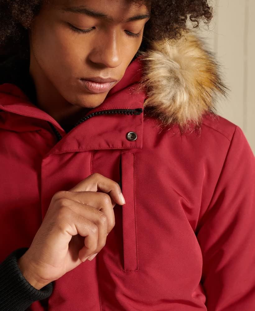 Superdry Herren Everest Bomberjacke S Hike Red, S Wanderer Rot