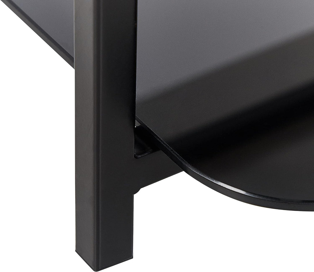 Couchtisch Marmor Optik weiss schwarz 77 x 47 cm rechteckig modern Gloster