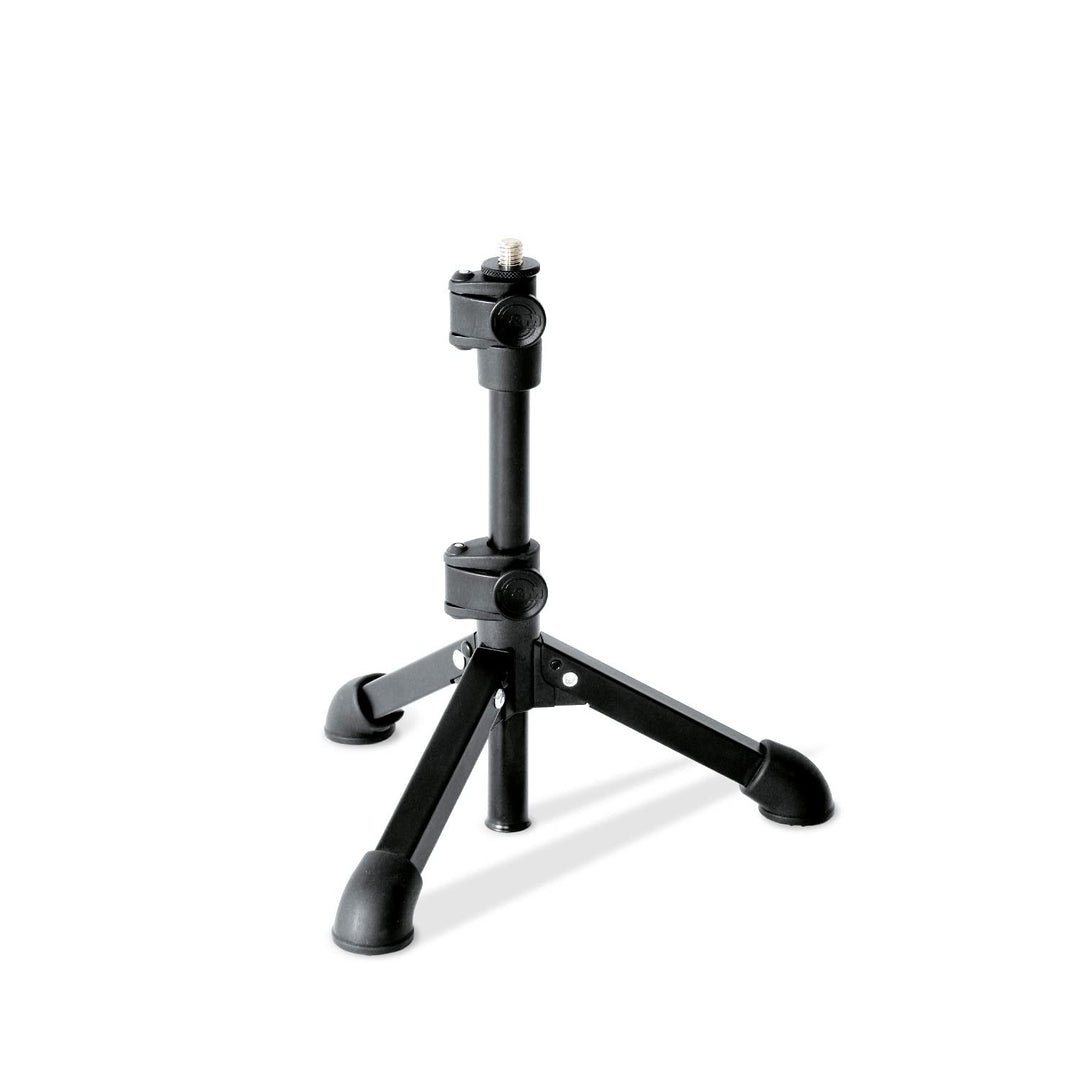 K&M 23150 Tischstativ – Stahl, Schwarz – Stufenlos 23 - 43 cm Höhe, 3/8“ Gewindeanschluss – Für Kame