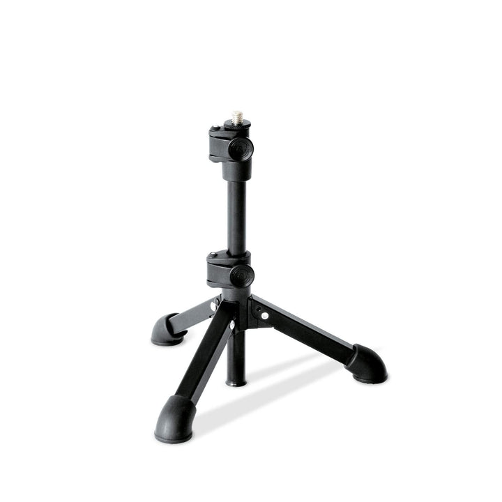 K&M 23150 Tischstativ – Stahl, Schwarz – Stufenlos 23 - 43 cm Höhe, 3/8“ Gewindeanschluss – Für Kame