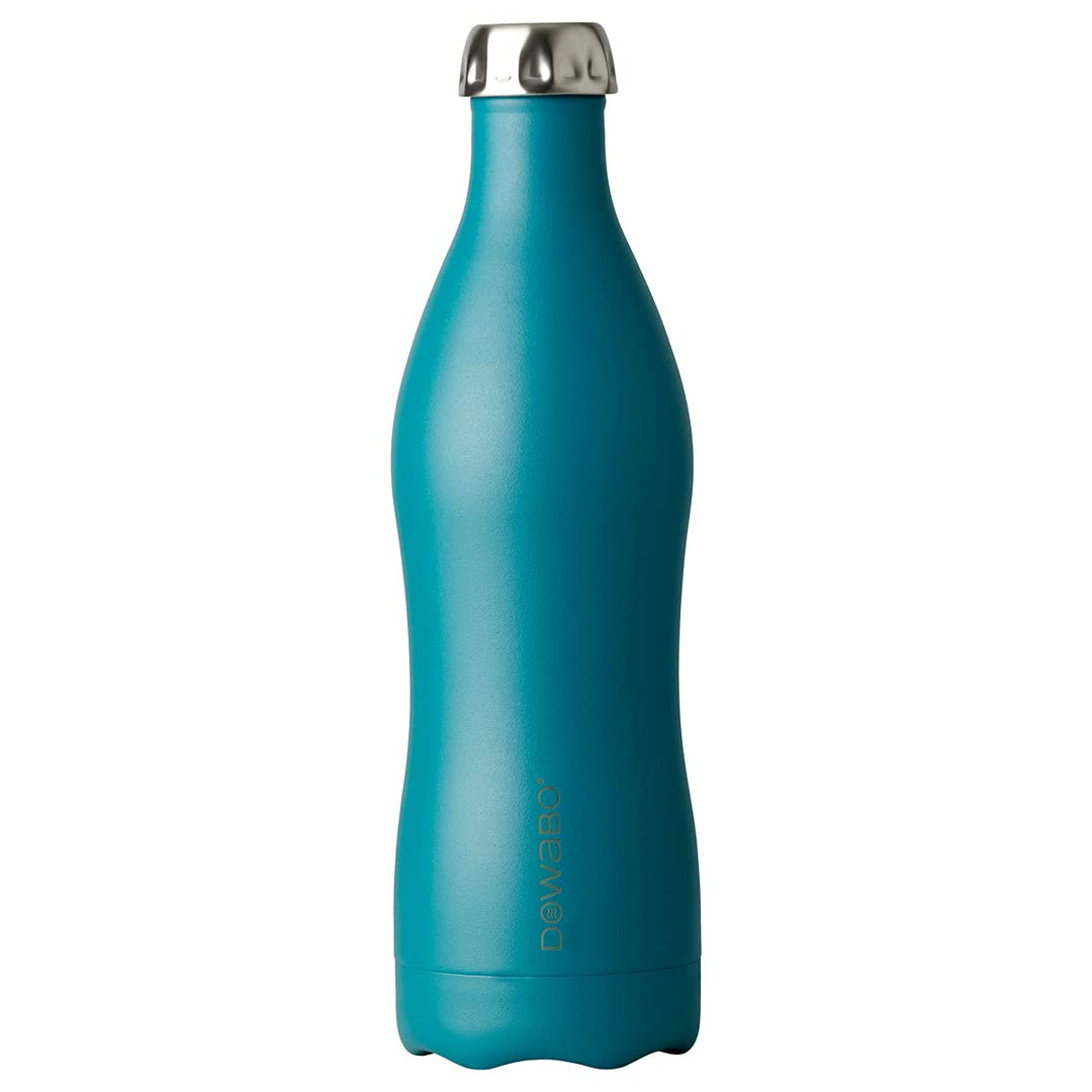DOWABO Isolierflasche - BPA-freie Edelstahl Trinkflasche - kohlensäuredichte und auslaufsichere Flas