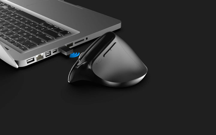 Mobility Lab - Ergonomische Funkmaus Premium - Leise Klicks - Einstellbare DPI - Verbindung über USB