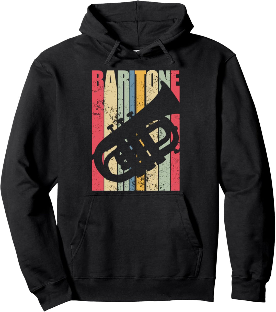 Bariton Saxophon Horn Marching Band Major Gear Lover Shirt Pullover Hoodie