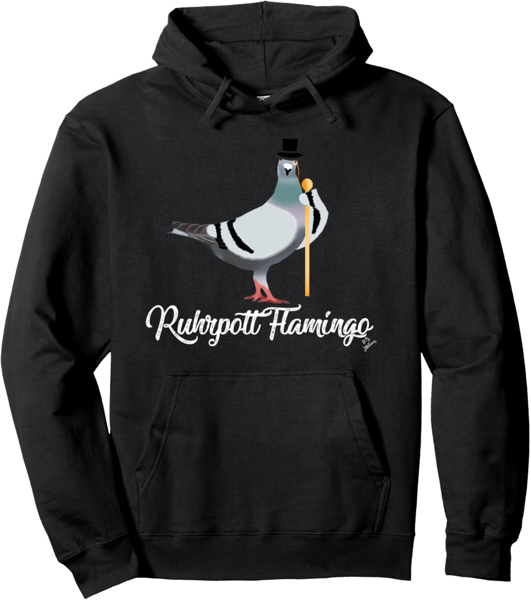 Ruhrpott Flamingo Ruhrgebiet Taube fun Ruhrpott Pullover Hoodie