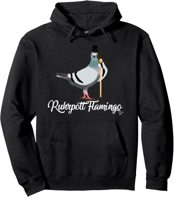 Ruhrpott Flamingo Ruhrgebiet Taube fun Ruhrpott Pullover Hoodie