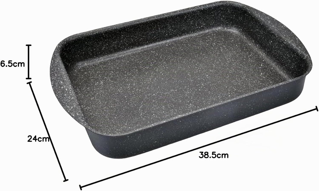 Moneta Etnea Auflaufform 31x23, Aluminum, schwarz, 31 cm, 31 cm