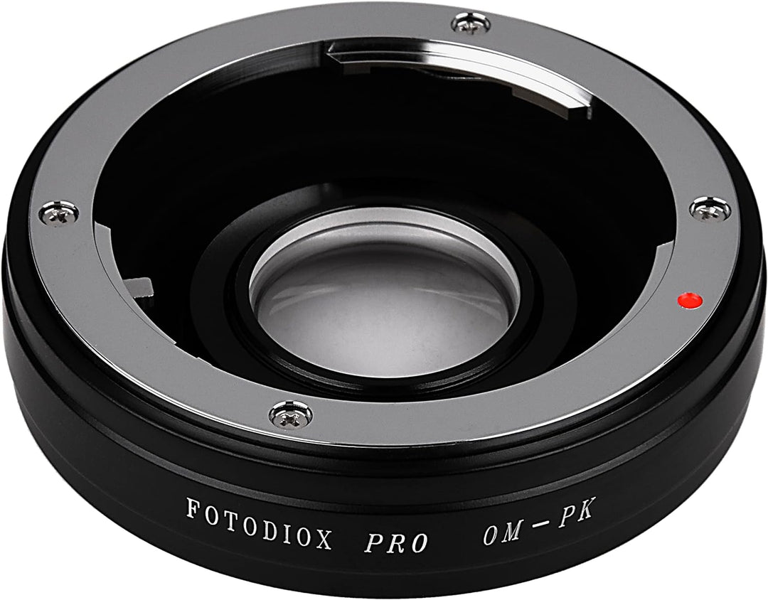 Fotodiox Pro Lens Mount Adapter Compatible with Olympus OM 35mm Film Lenses on Pentax K-Mount Camera