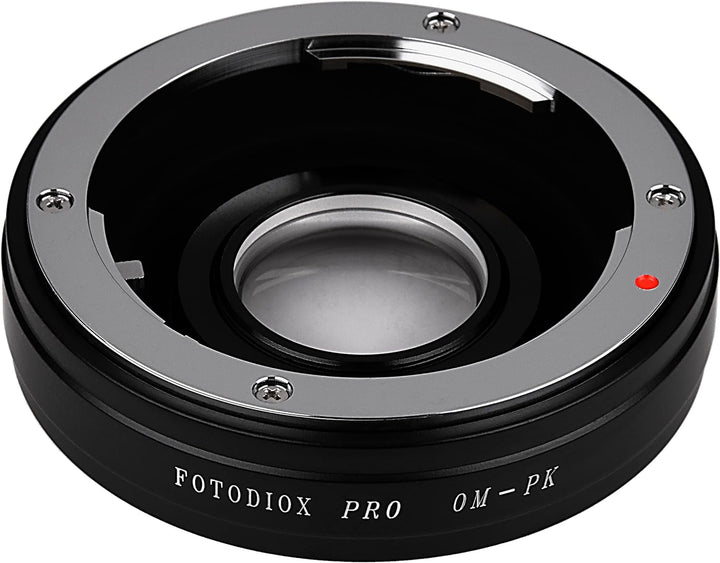 Fotodiox Pro Lens Mount Adapter Compatible with Olympus OM 35mm Film Lenses on Pentax K-Mount Camera