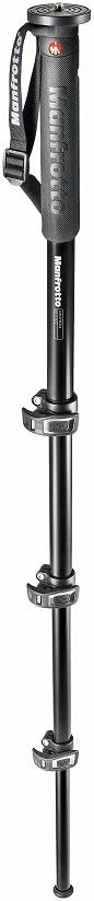 Manfrotto MPMXPROA4 Foto-Einbeinstativ schwarz Single, Single
