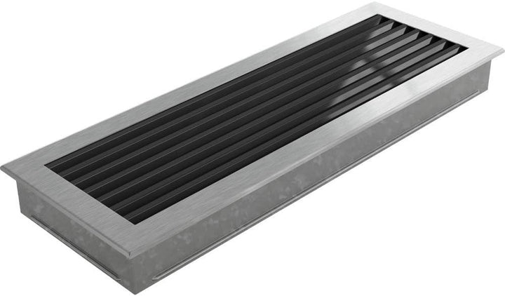 KRATKI Lüftungsgitter Kamingitter Fresh 17cm x 49cm geschlieffen 17 x 49 cm Geschliffen, 17 x 49 cm