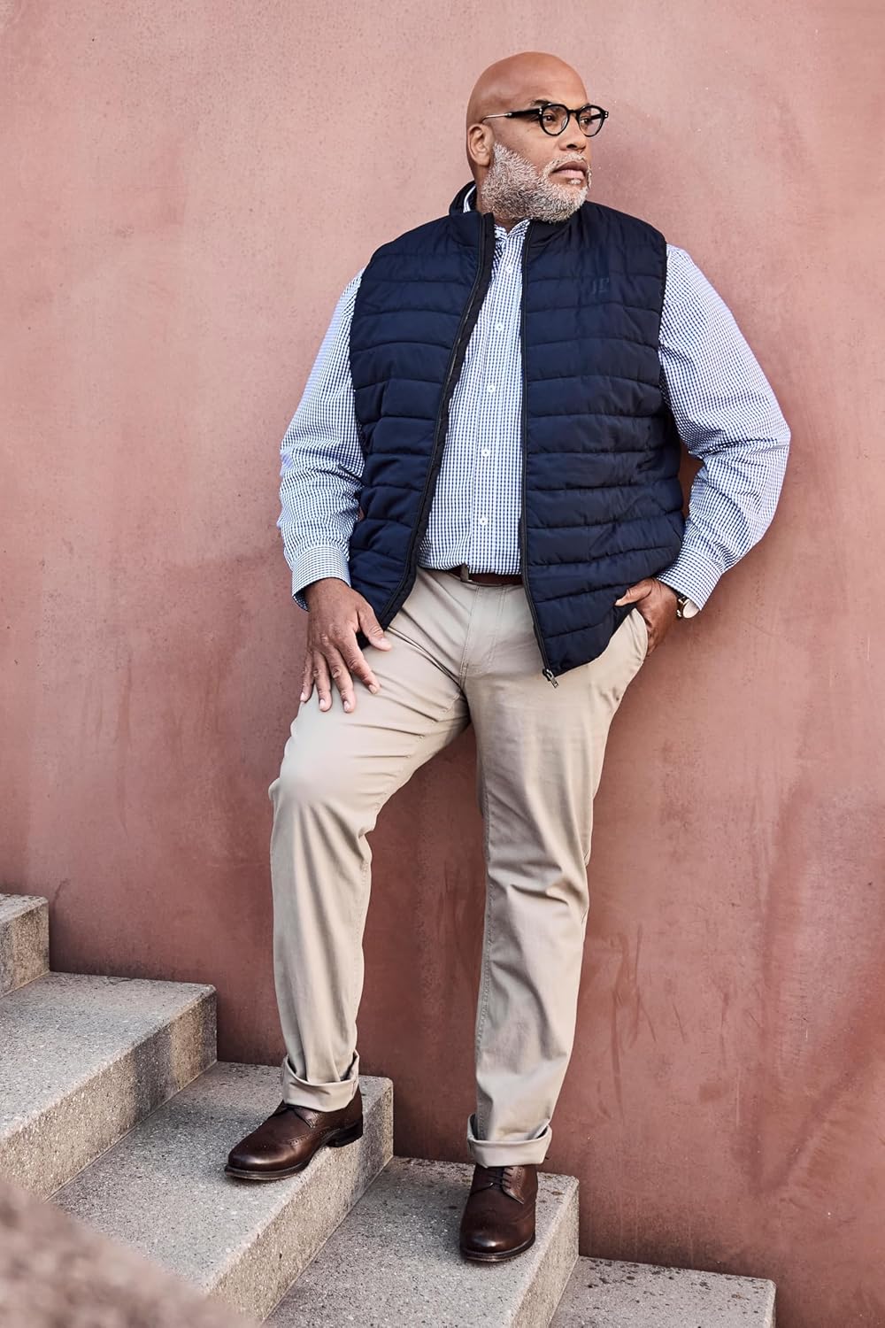 JP 1880 Herren grosse Grössen Übergrössen Menswear L-8XL Chino Hose, Bauchfit, Regular Fit 748444 30