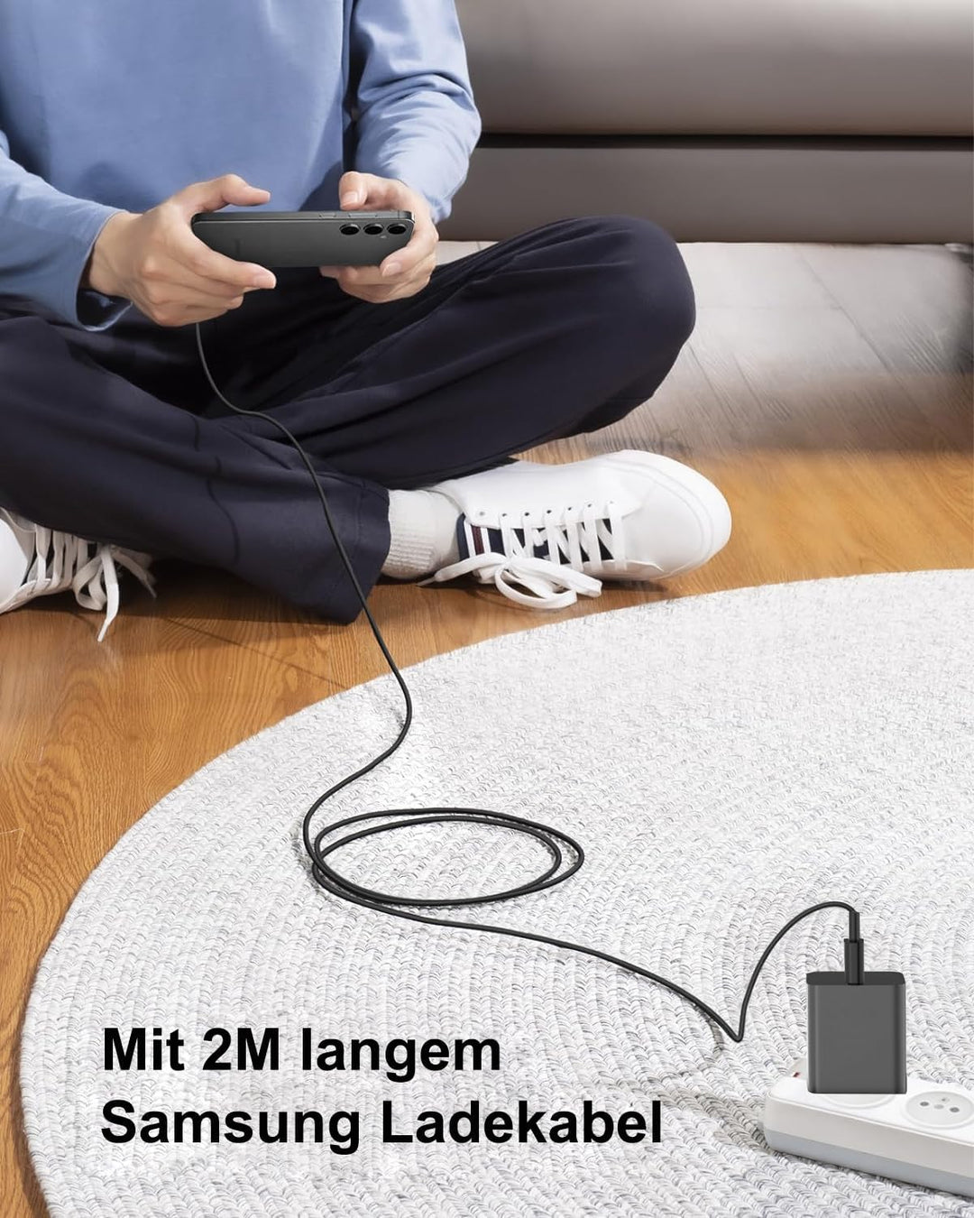 45W USB C Ladegerät Schnellladekabel für Samsung Galaxy S25 S24 S23 S22 S21 S20 fe Ultra S10 S9 S8 A