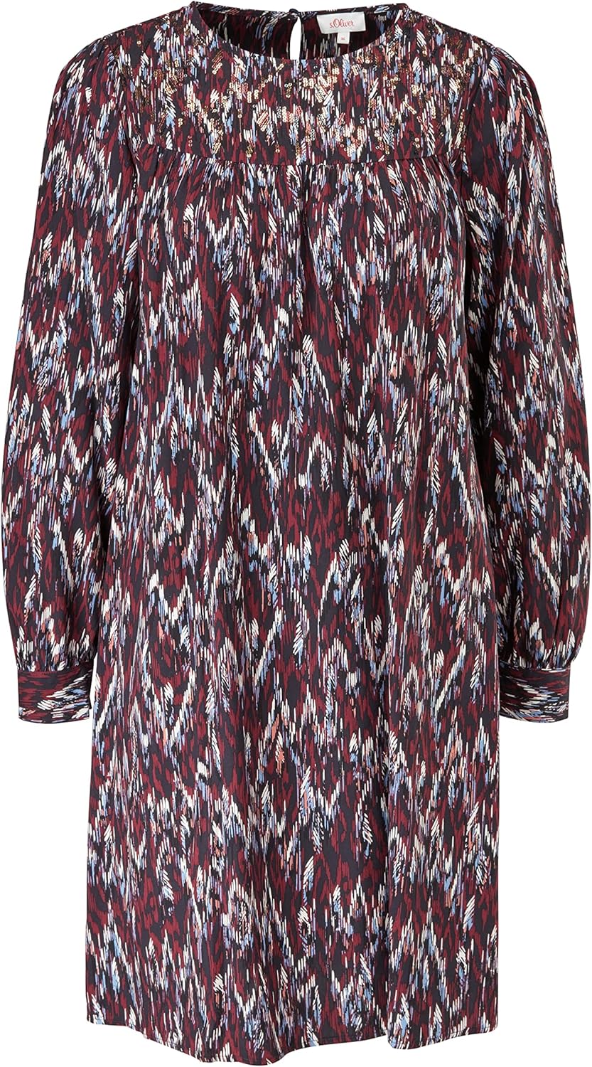 s.Oliver Damen Kleid 44 Ozeanblau, 44 Ozeanblau