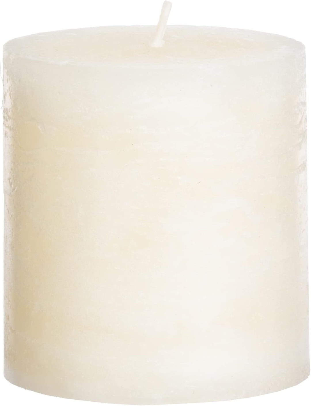 Brandsseller 4er Set Stumpenkerzen 7x7,5 cm – durchgefärbt & aus Paraffin – rustikale Kerzen mit lan