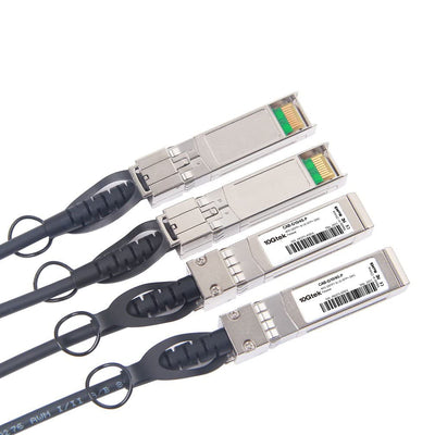 40G QSFP+ to 4xSFP+ Breakout DAC - 40GBASE-CR4 Passive Direct Attach Copper Twinax QSFP to SFP Cable