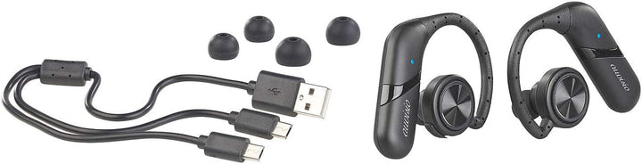 auvisio Ohrhörer, Bluetooth: True Wireless In-Ear-Headset, Ohrbügel, Bluetooth 5, 15 Std. Spielzeit