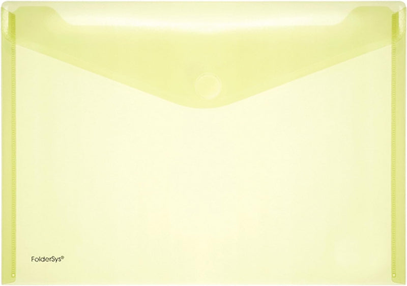 FolderSys PP-Umschlag 10er Set (A4, Gelb, 10 Umschläge) A4 Gelb 1, A4 Gelb 1